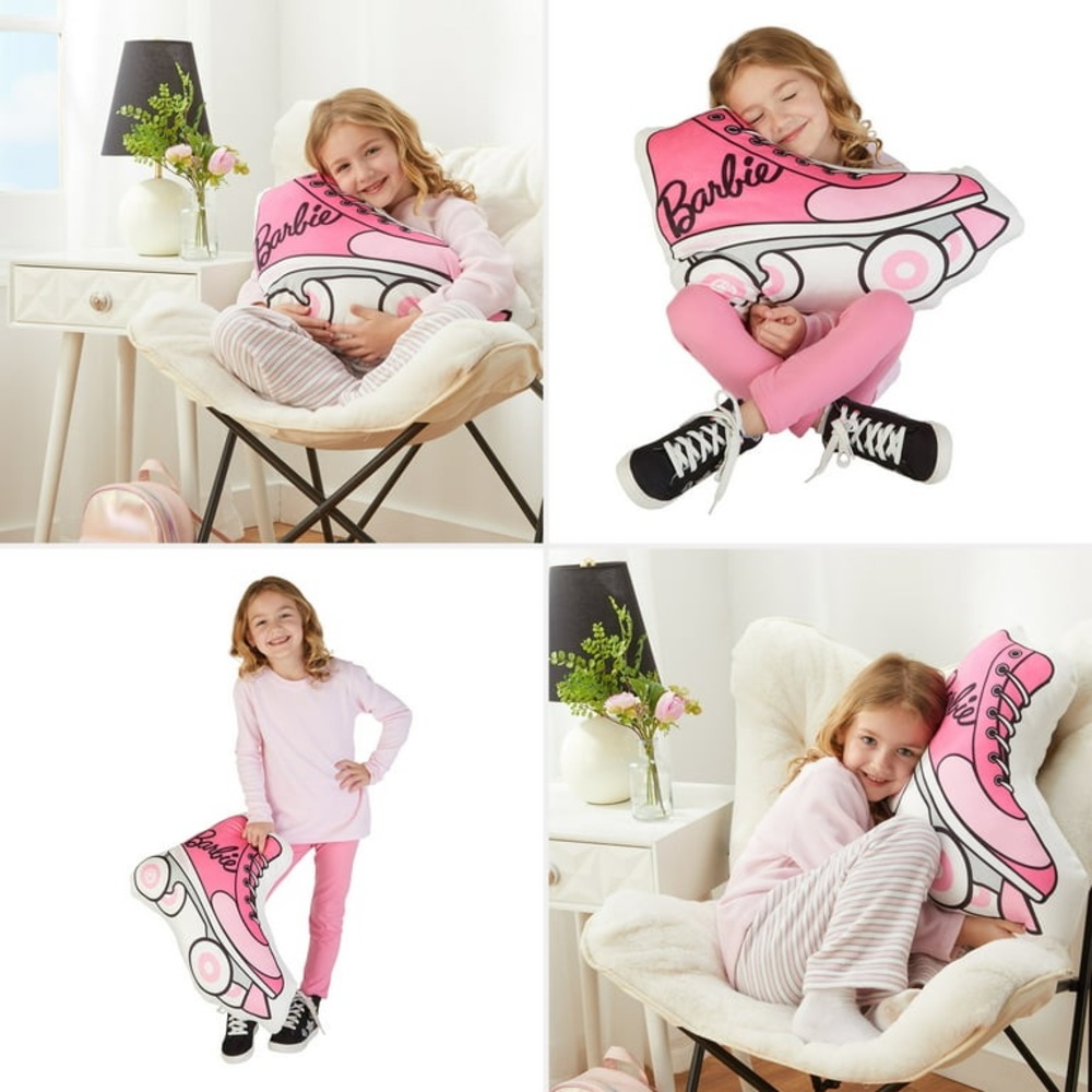 NWT roller skate Barbie pillow